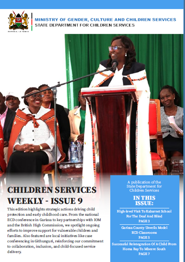 Children Services Weekly - Vol 9